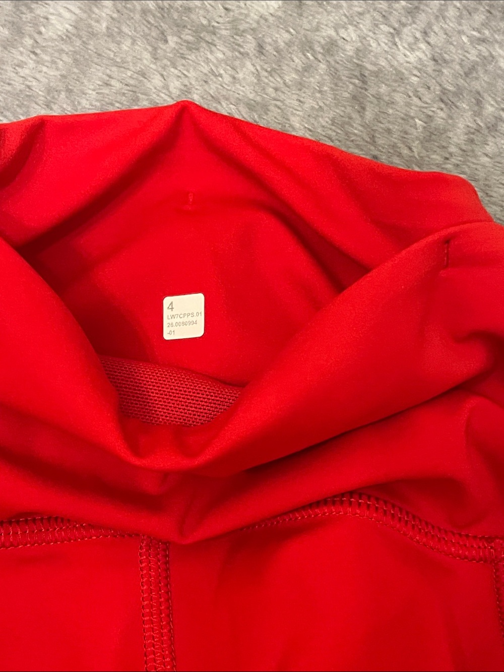🆕 Lululemon Fast an Free HR Short 6” w/Side Pockets in Oxford Red, size 4 - Picture 6 of 7